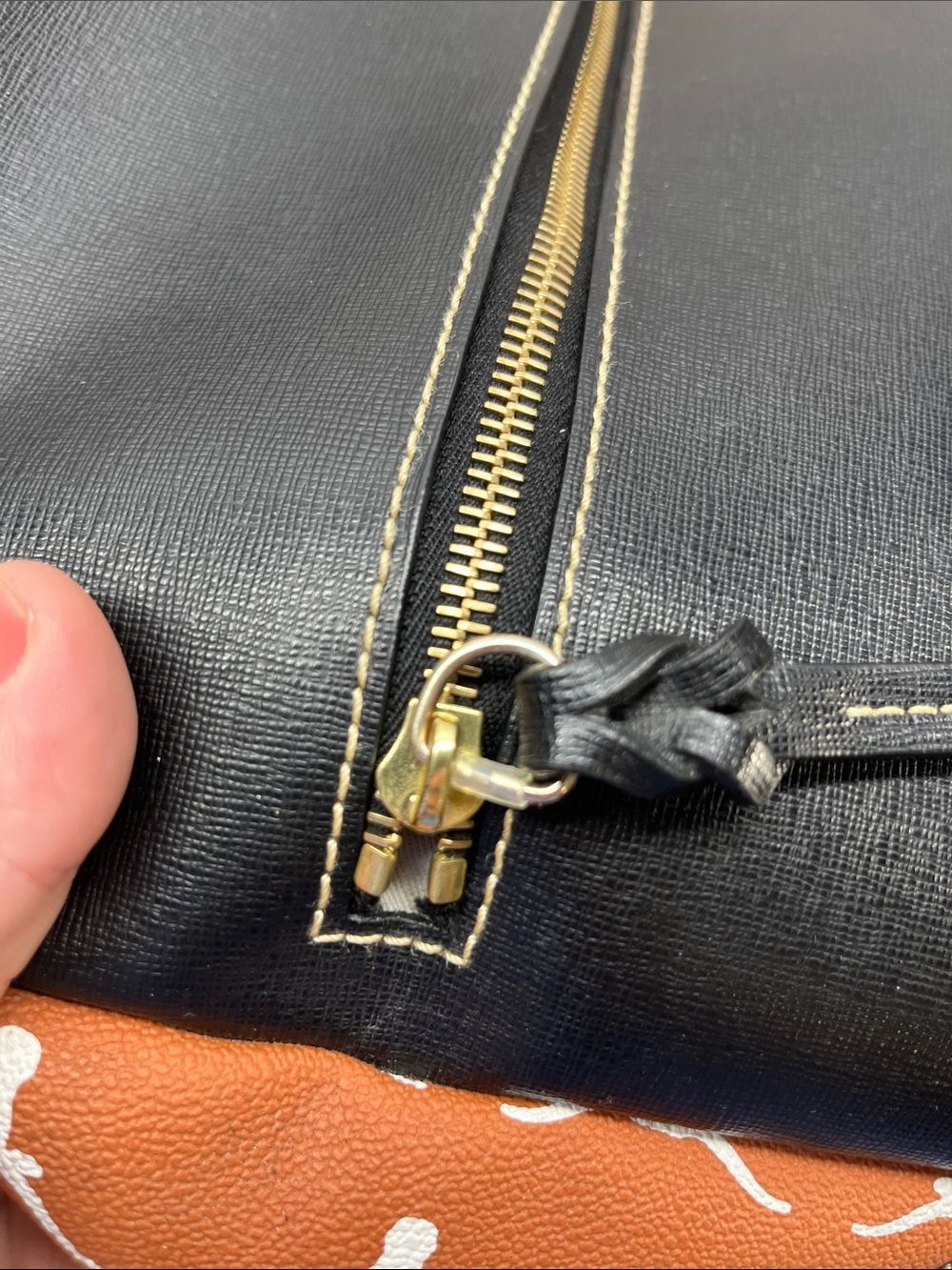 5341 Dooney & Bourke Black orange Texas Longhorns backpack 267585341 - Picture 11 of 14